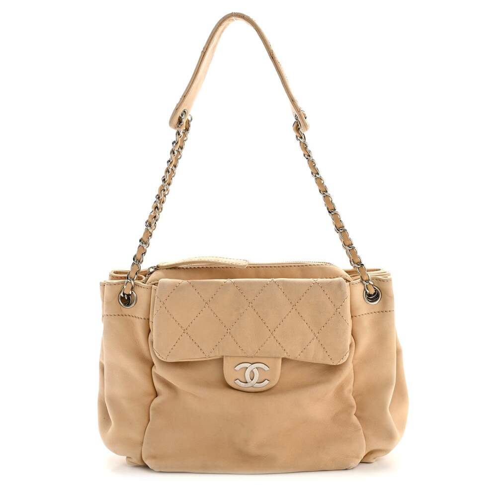 Chanel Lambskin Stitched Accordion Flap #258030C18B